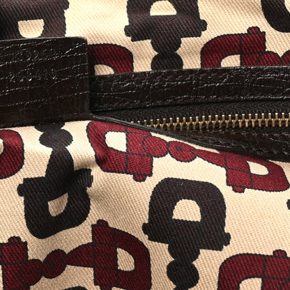 Gucci Monogram Large Jolicoeur Tote Brown 7 of 10