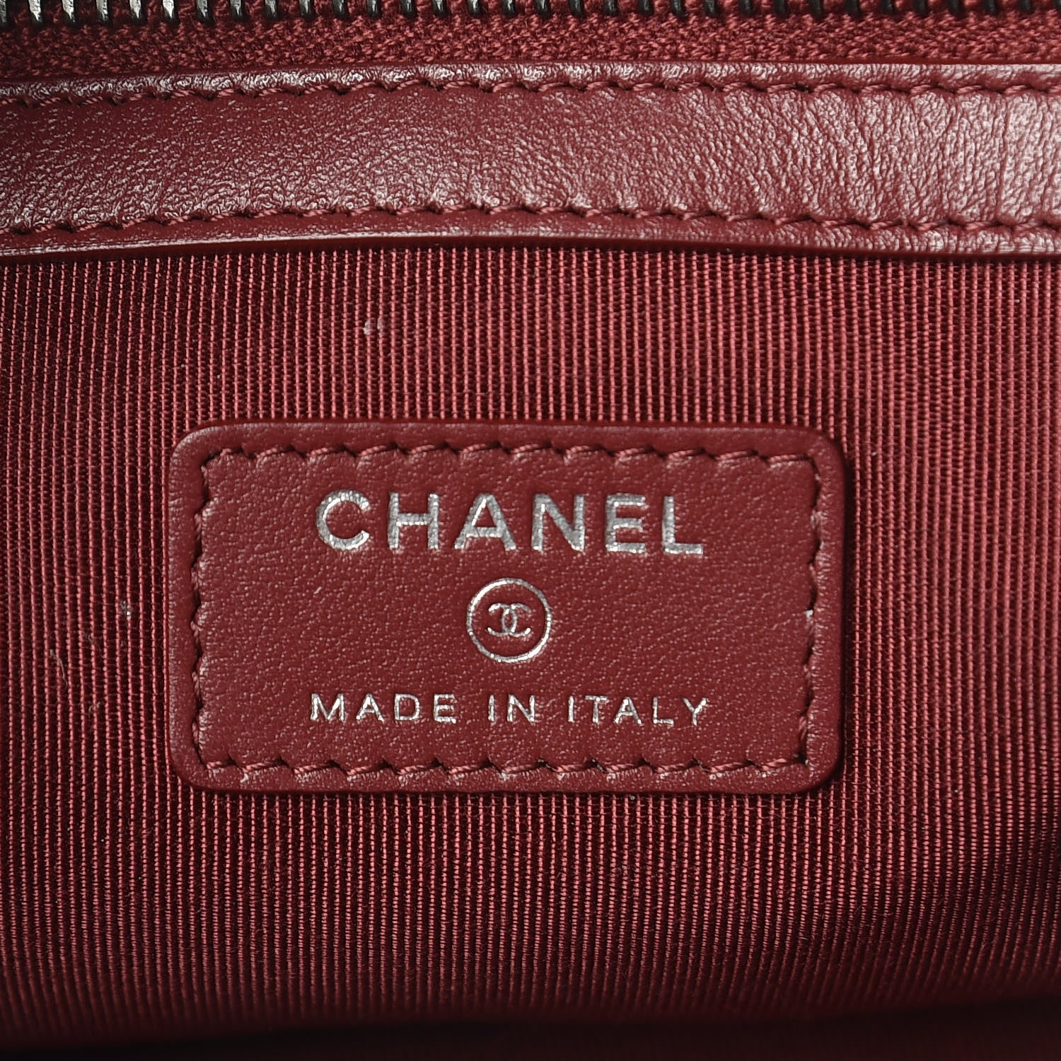 Chanel Tweed Calfskin Medium Gabrielle Cosmetic Case Black 6 of 7