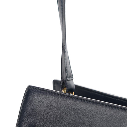 Saint Laurent Calfskin Small Sac De Jour Navy 17 of 17