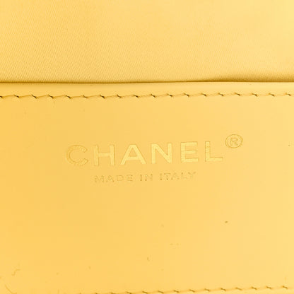 Chanel Caviar Quilted Mini Chanel 25 Handbag Light Yellow 6 of 11