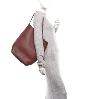 The Row Grained Calfskin Large N/S Park Tote Burnt Wood 2 of 10
