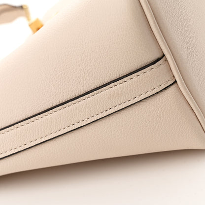Louis Vuitton Grained Calfskin Lock and Walk Bucket Quartz 12 of 13