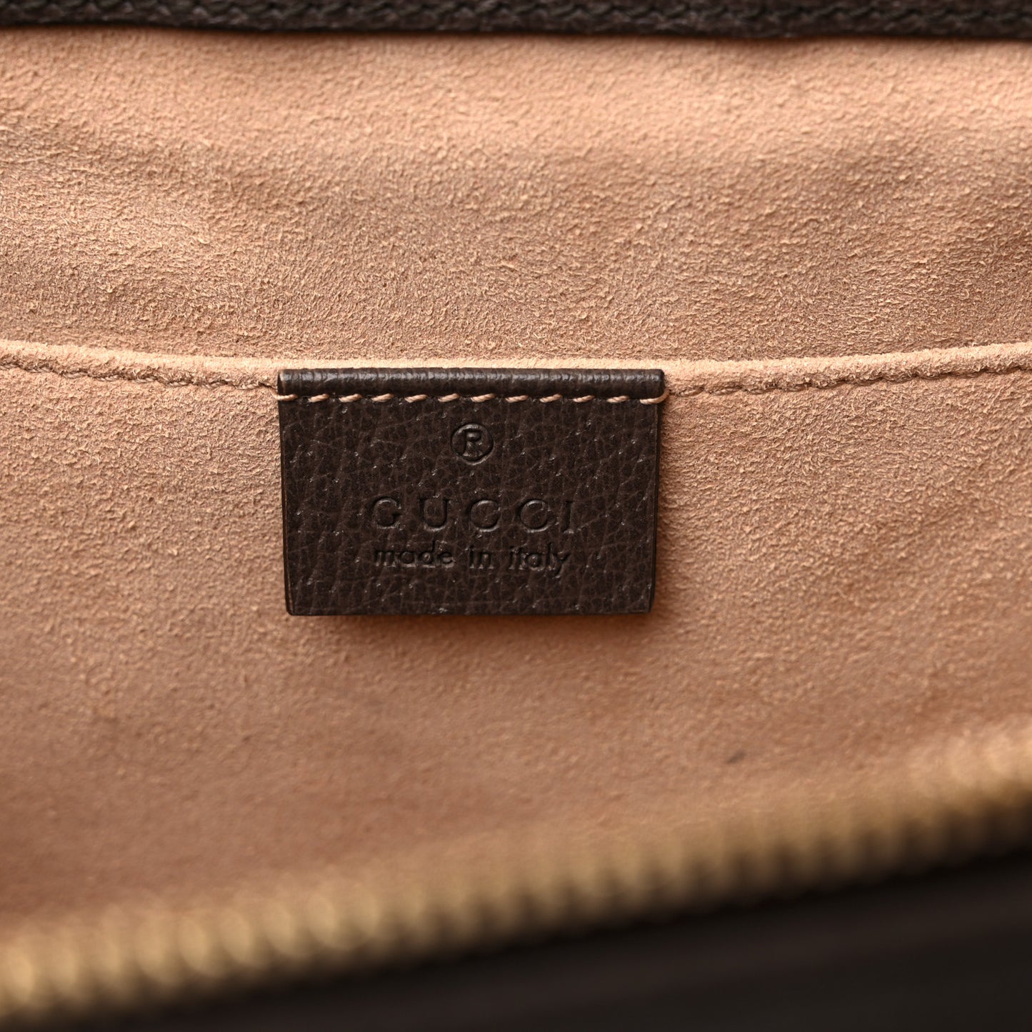 GG Supreme Monogram Small Ophidia Tote Bag Brown