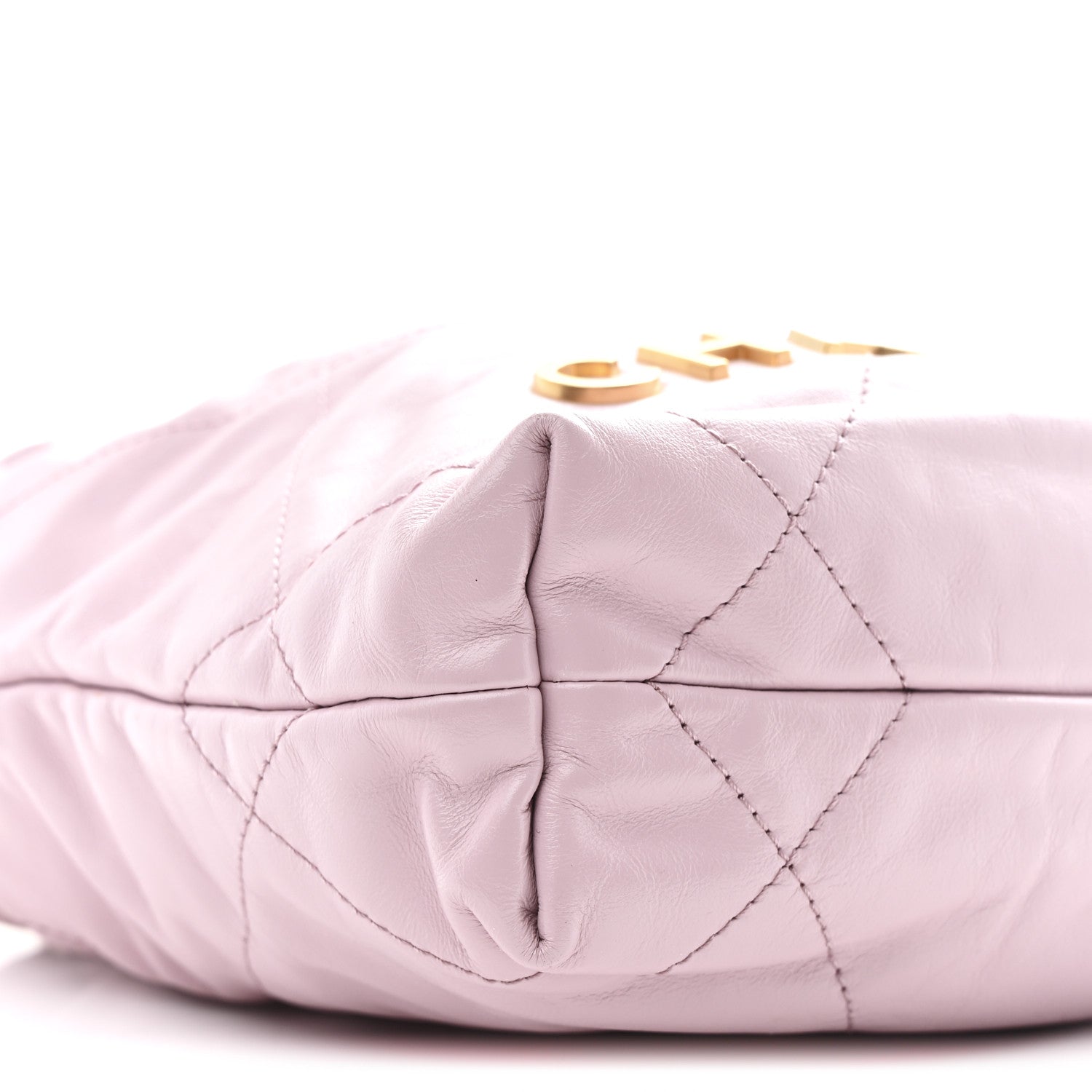 Chanel Shiny Calfskin Quilted Mini Chanel 22 Pink 9 of 10
