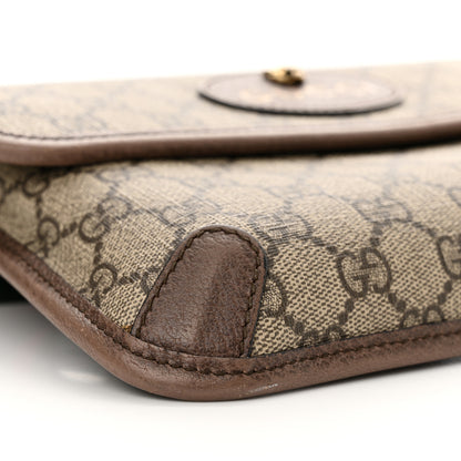Gucci GG Supreme Monogram Neo Vintage Web Belt Bag Brown 9 of 16