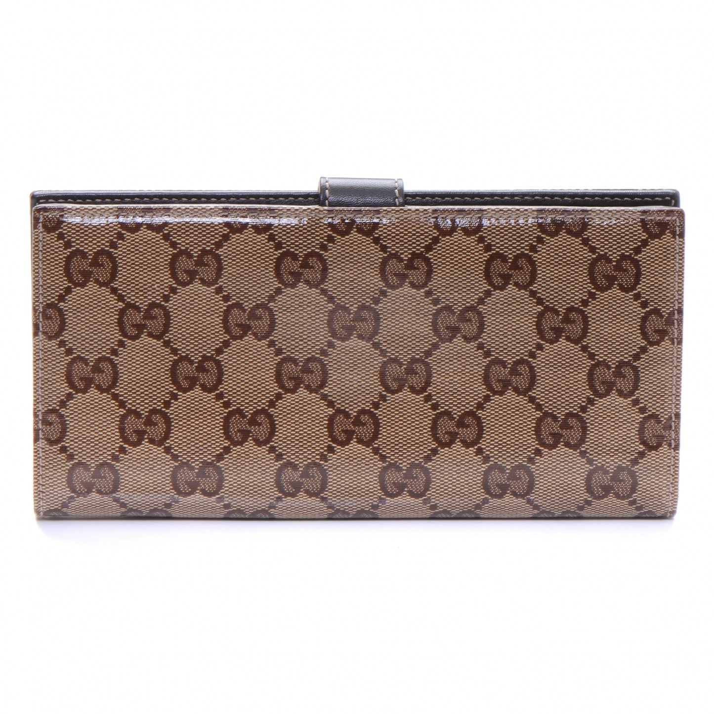 Crystal Monogram Hysteria Continental Wallet Brown
