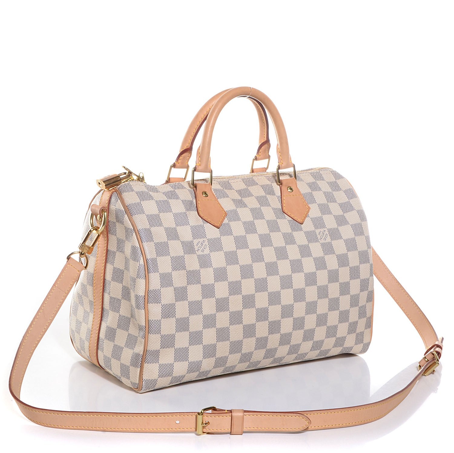 Louis Vuitton Damier Azur Speedy Bandouliere 30 3 of 9