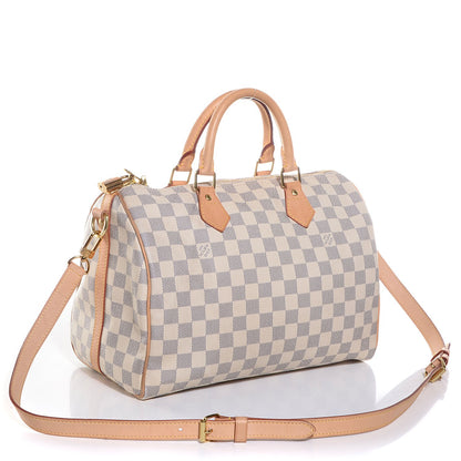 Louis Vuitton Damier Azur Speedy Bandouliere 30 3 of 9