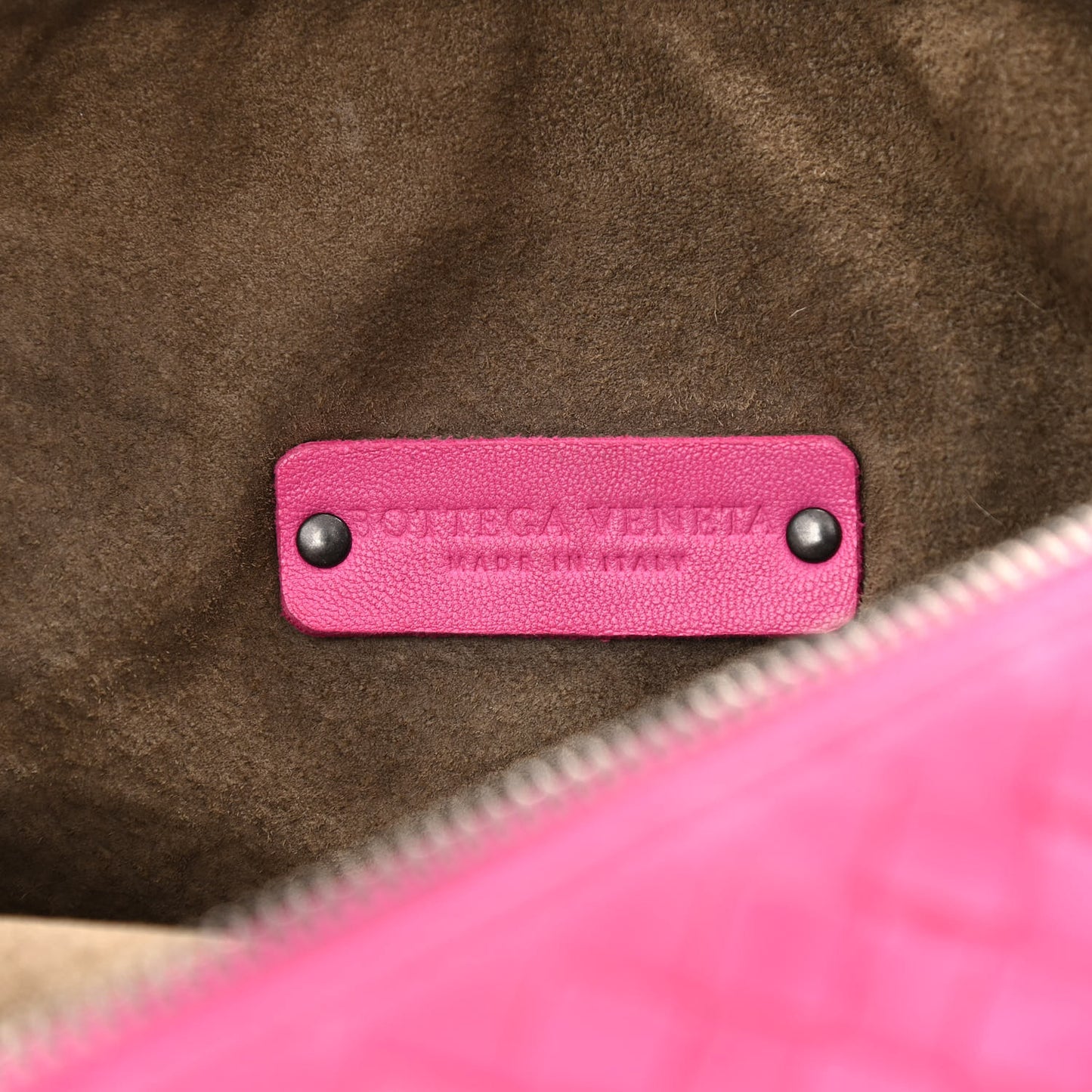 Nappa Intrecciato Small Shoulder Bag Pink