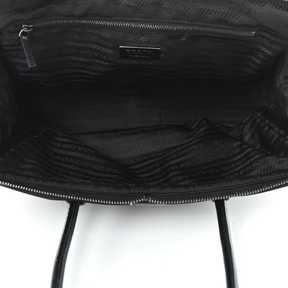 Prada Tessuto Nylon Soft Calfskin Shoulder Bag Ebano 5 of 10