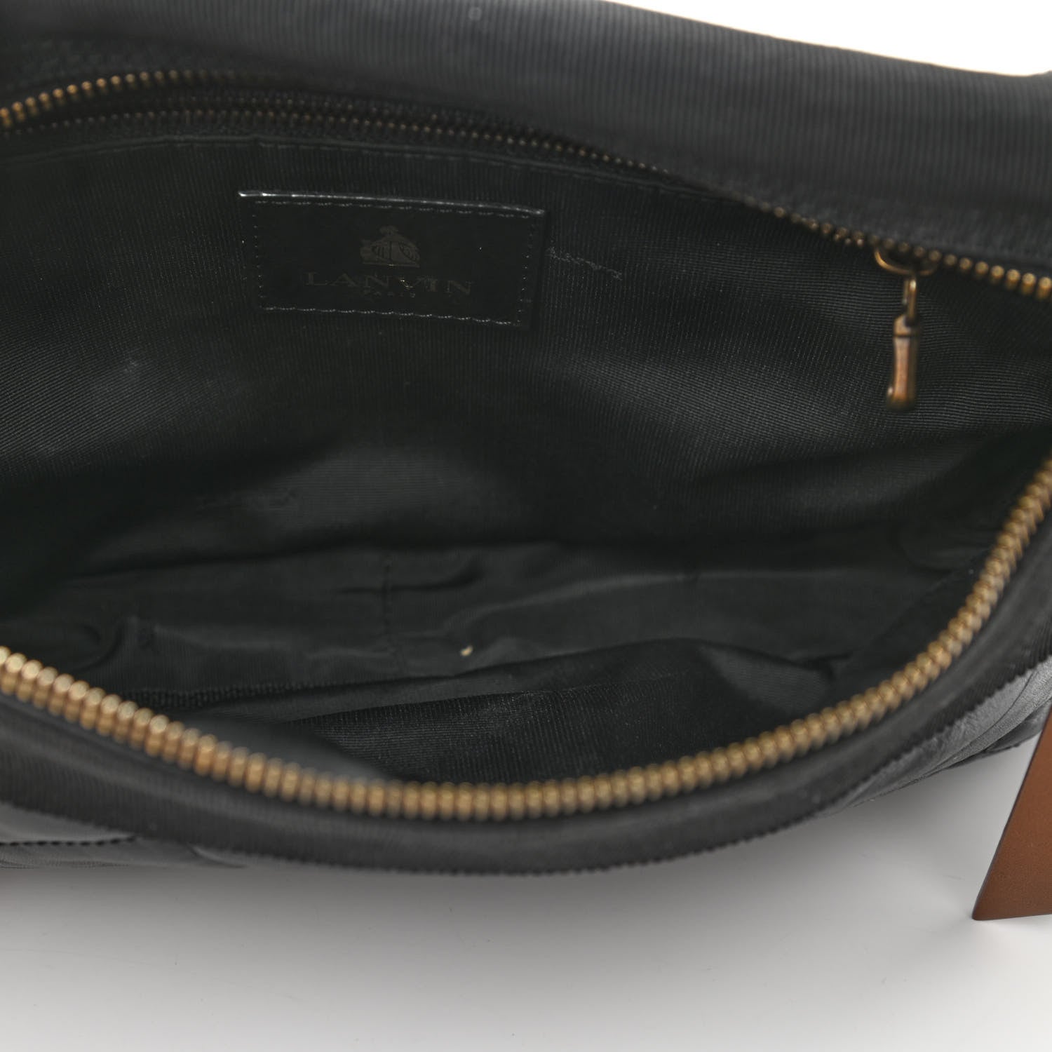 Lanvin Lambskin Quilted Amalia Crossbody Bag Black 5 of 9