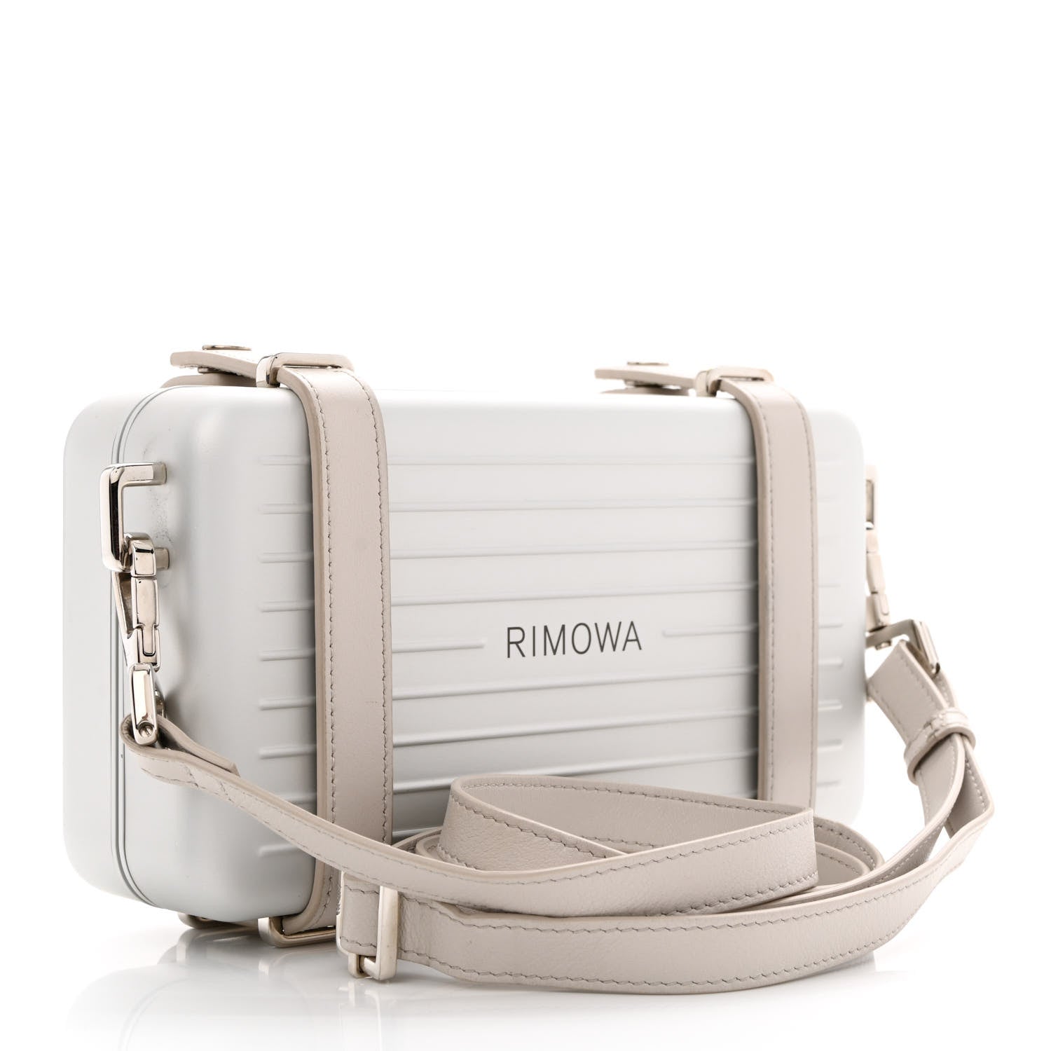 Christian Dior X RIMOWA Aluminum Personal Clutch On Strap Silver 3 of 13