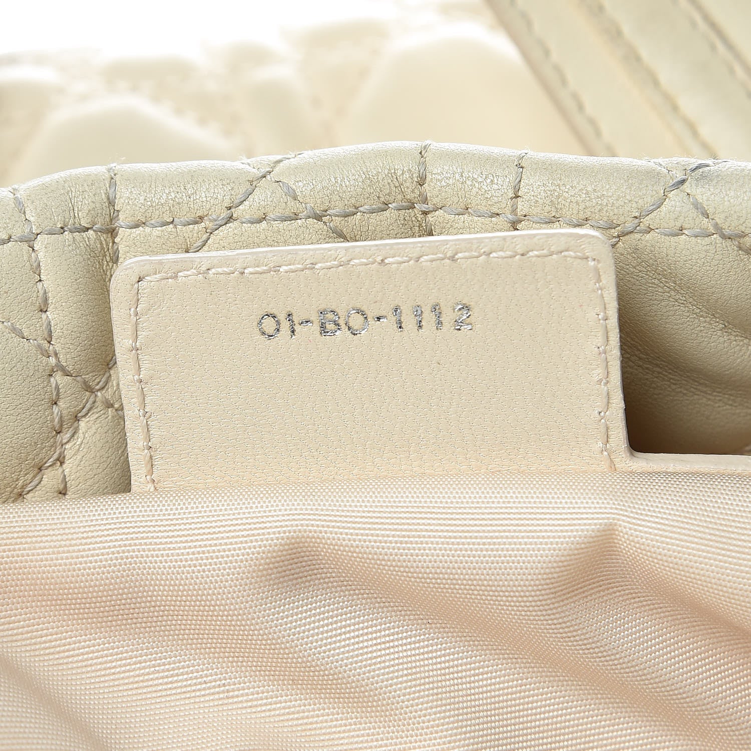Christian Dior Lambskin Cannage Small Dior Soft Shopping Tote Off White 7 of 19