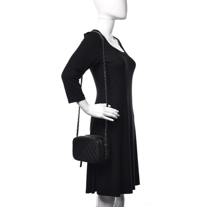 Chanel Lambskin Small Coco Boy Camera Case Black 2 of 11