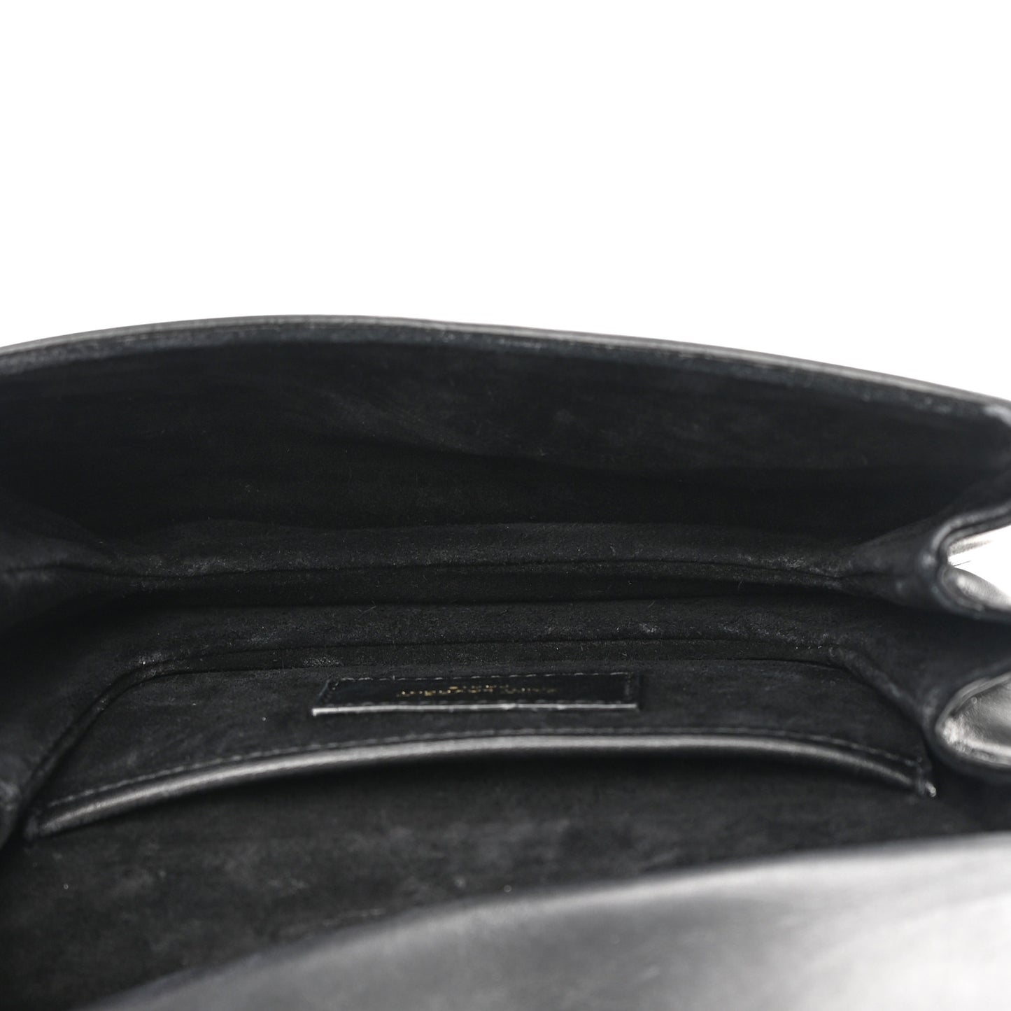 Smooth Calfskin Small Charlie Shoulder Bag Black