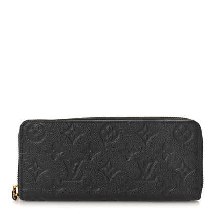 Louis Vuitton Empreinte Clemence Wallet Black 1 of 8