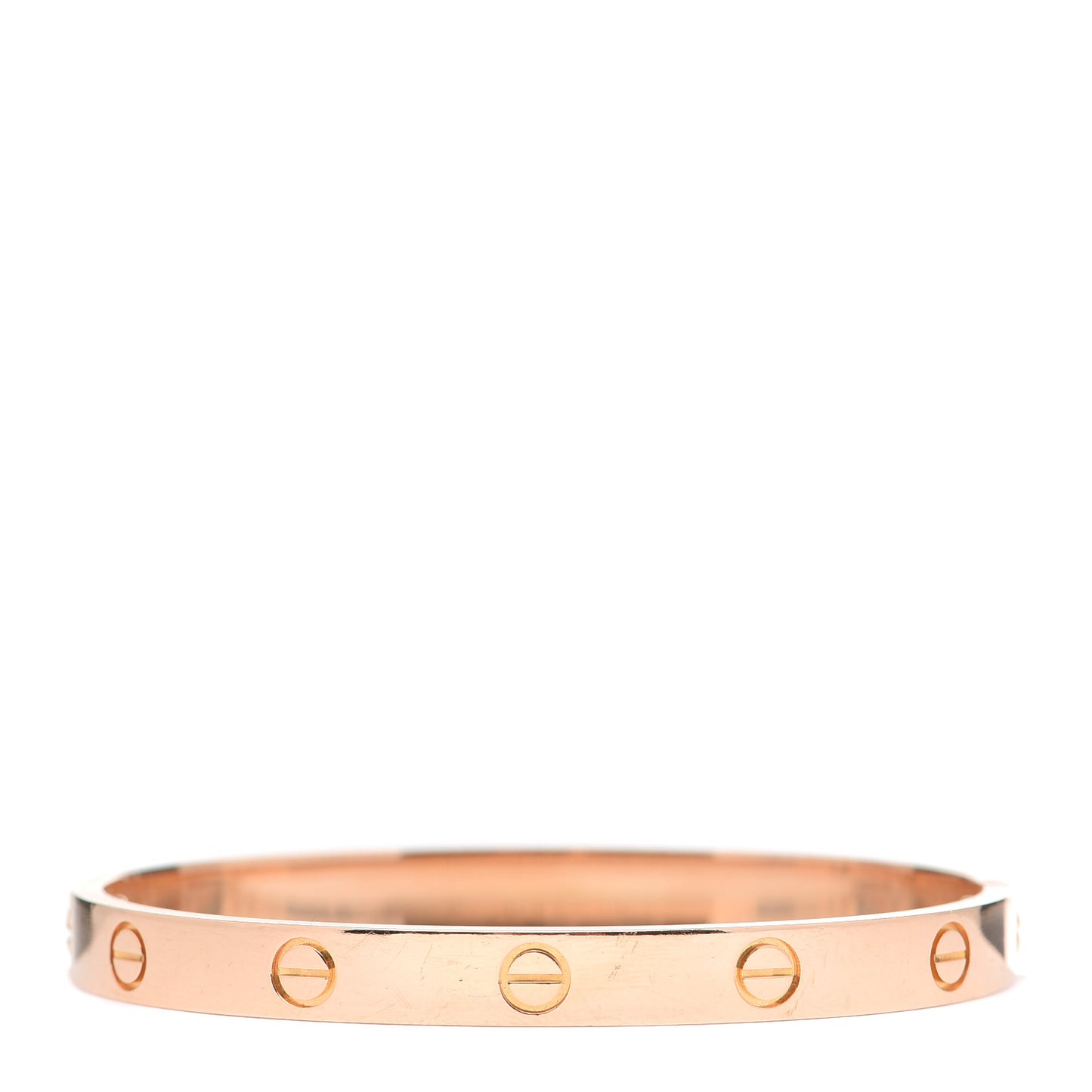 18K Pink Gold LOVE Bracelet 17