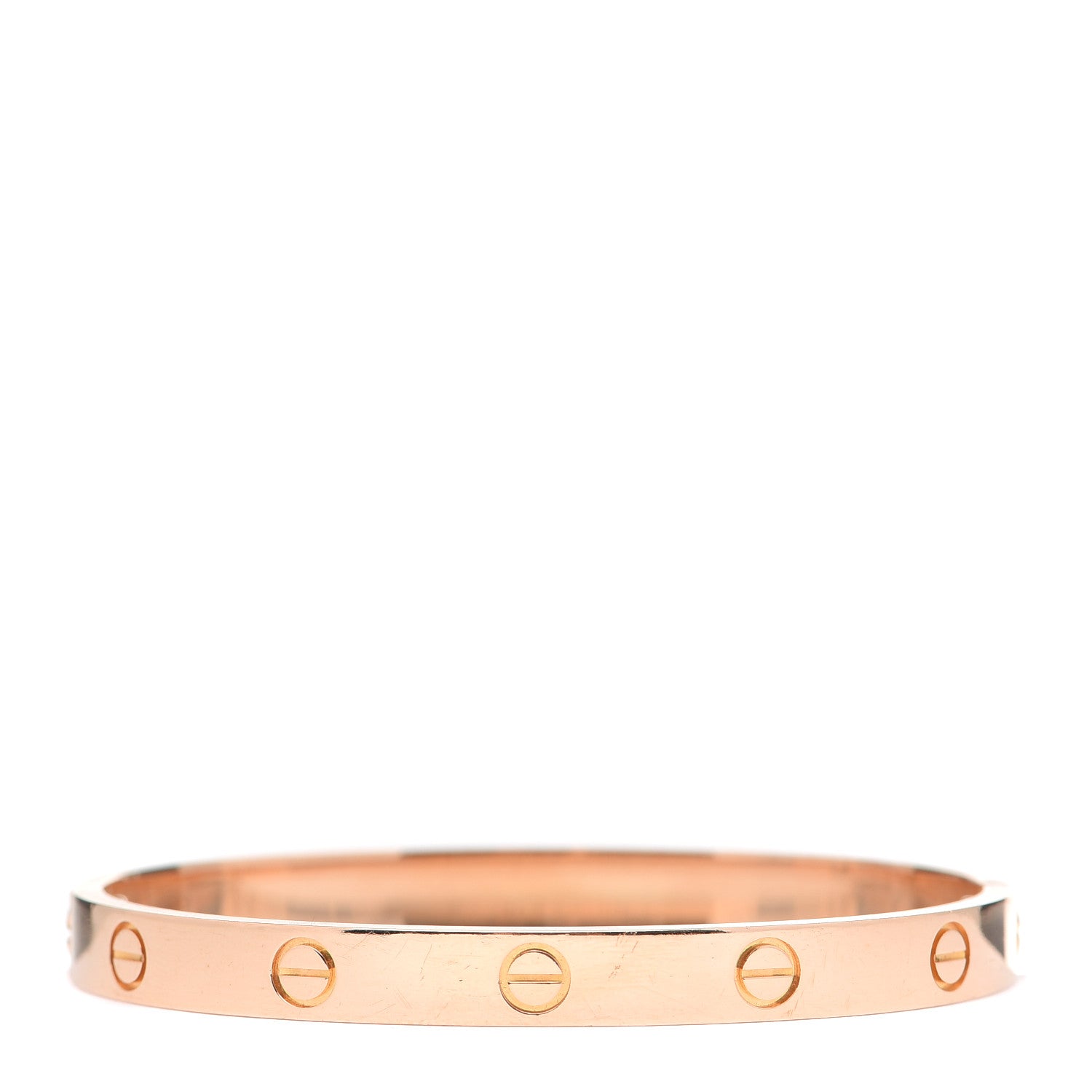 Cartier 18K Pink Gold LOVE Bracelet 17 3 of 6