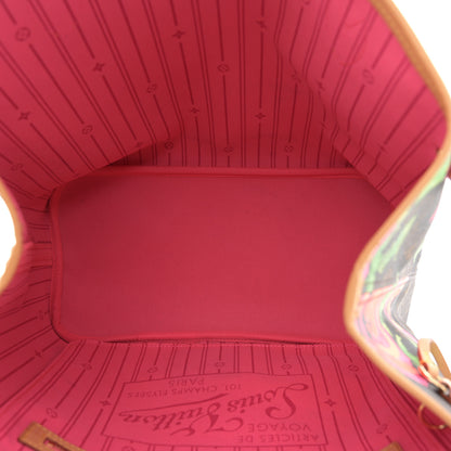 Louis Vuitton Monogram Roses Neverfull MM 5 of 9