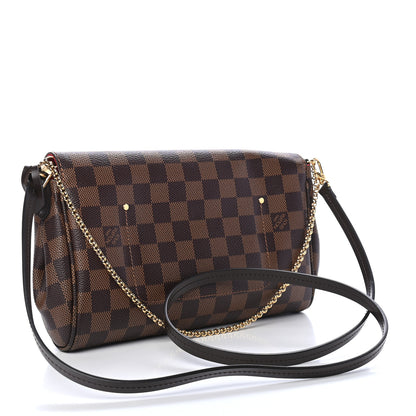 Louis Vuitton Damier Ebene Favorite MM 3 of 10