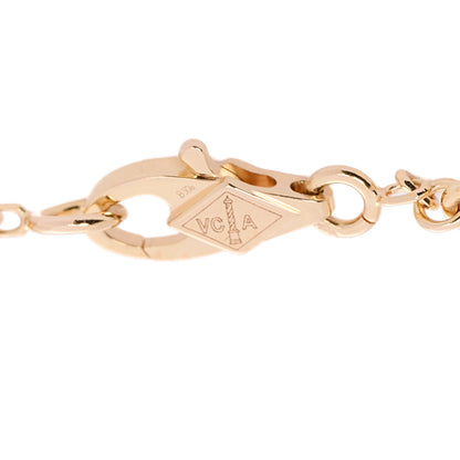 Van Cleef & Arpels 18K Rose Gold 6 Motifs Sweet Alhambra Bracelet 4 of 6