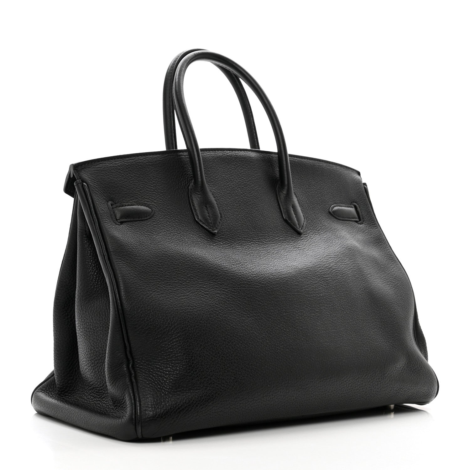 Hermes Taurillon Clemence Birkin 35 Black 3 of 13