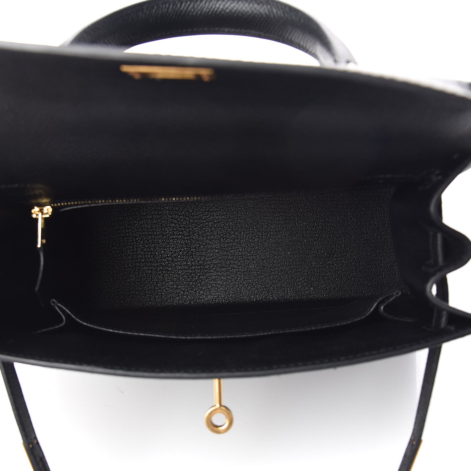 Hermes Epsom Kelly Sellier 25 Black 8 of 34