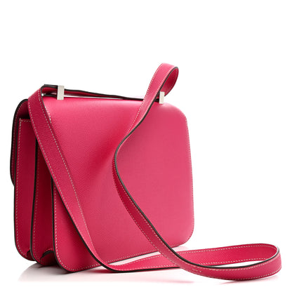 Hermes Epsom Constance 24 Rose Tyrien 3 of 15