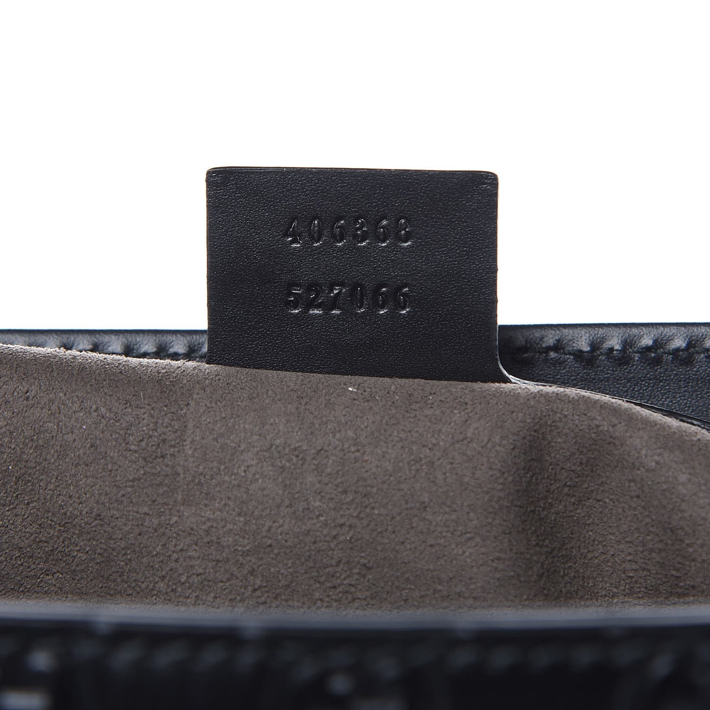 Guccissima Signature Single Buckle Flap Messenger Bag Black