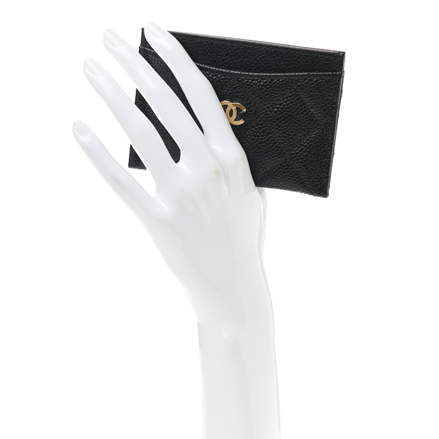 Chanel Caviar Quilted Card Holder Black 2 of 9