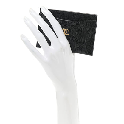 Chanel Caviar Quilted Card Holder Black 2 of 9