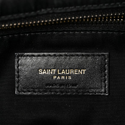 Saint Laurent Lambskin Matelasse Monogram Joe Backpack Black 6 of 10