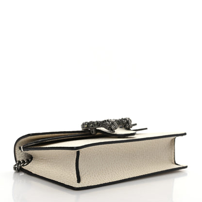 Gucci Dollar Calfskin Crystal Super Mini Dionysus Shoulder Bag Mystic White Black Diamond 4 of 8