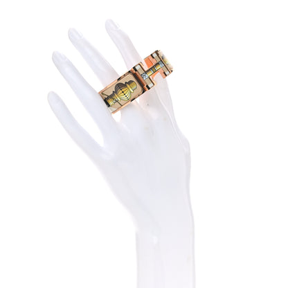 Hermes Enamel Wide Print Cliquetis Clic Clac H Bracelet Songe Nuit 2 of 4