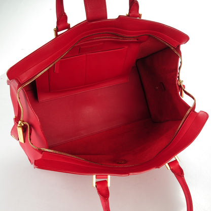 Saint Laurent Calfskin Medium Classic Y Cabas Red 5 of 7