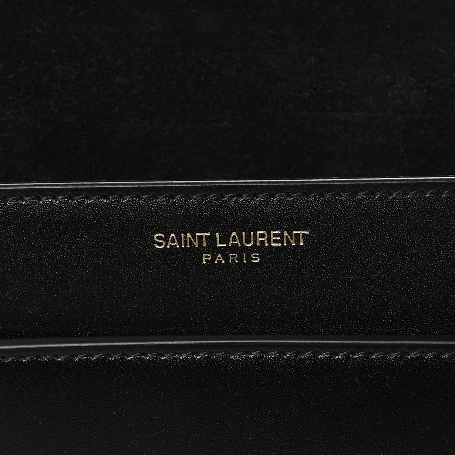 Saint Laurent Calfskin Betty Messenger Black 6 of 11