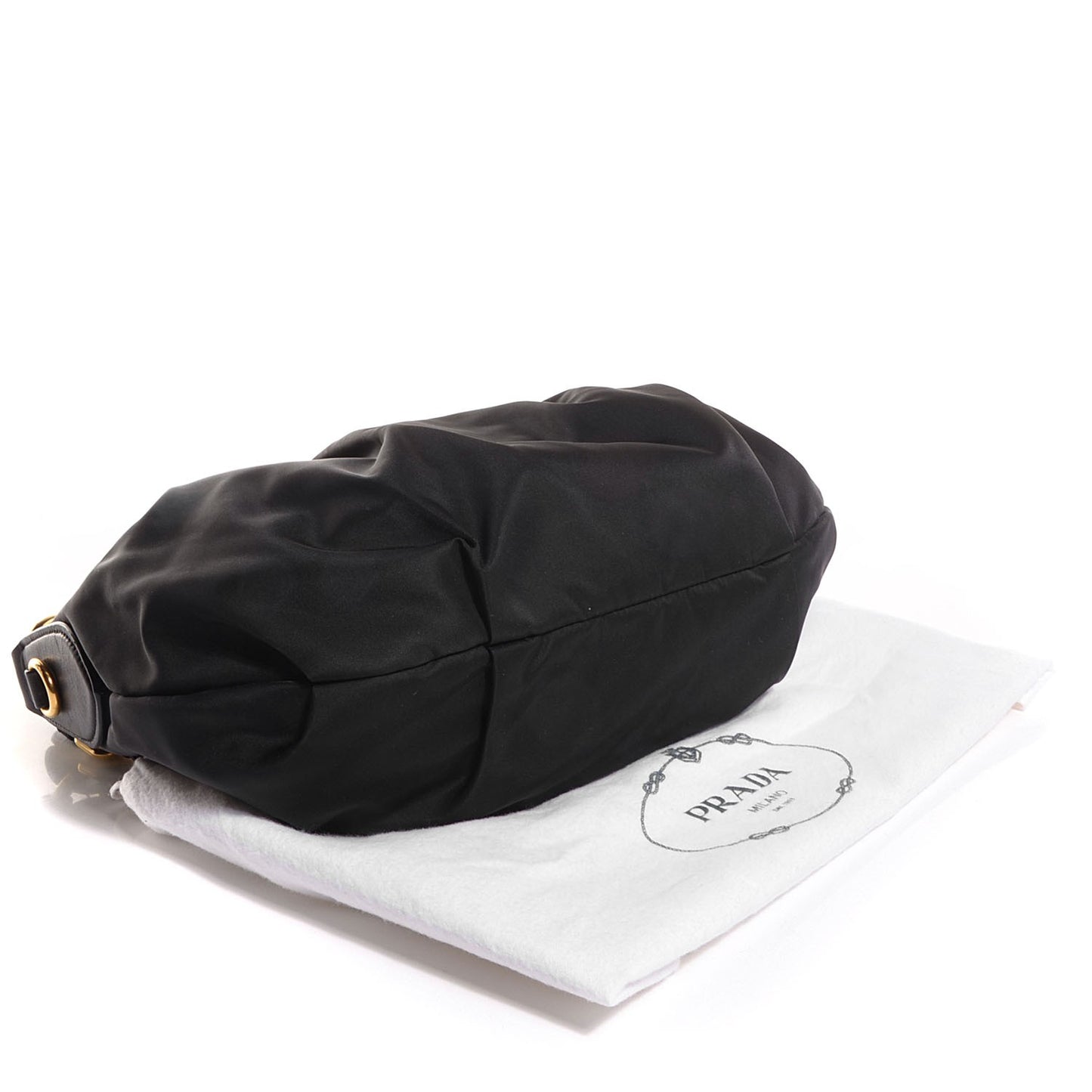 Tessuto Nylon Shoulder Bag Nero Black