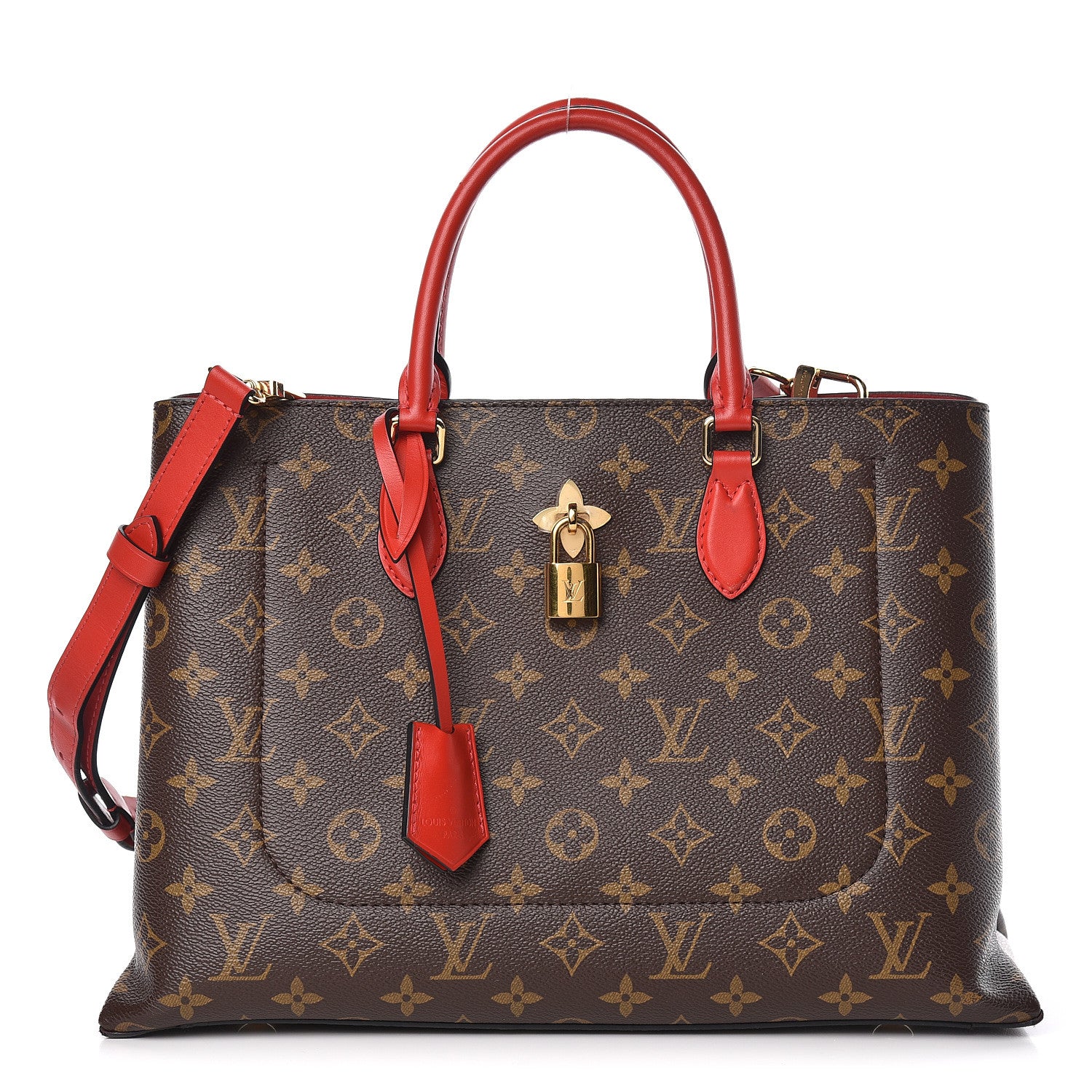 Louis Vuitton Monogram Flower Tote Coquelicot 1 of 19