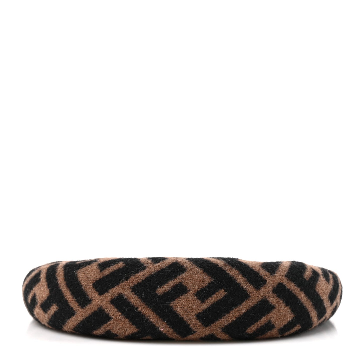 Wool Cashmere FF Logo Headband Tobacco