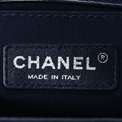 Chanel Calfskin Ombre Faded Quilted Medium Boy Flap Blue 6 of 10