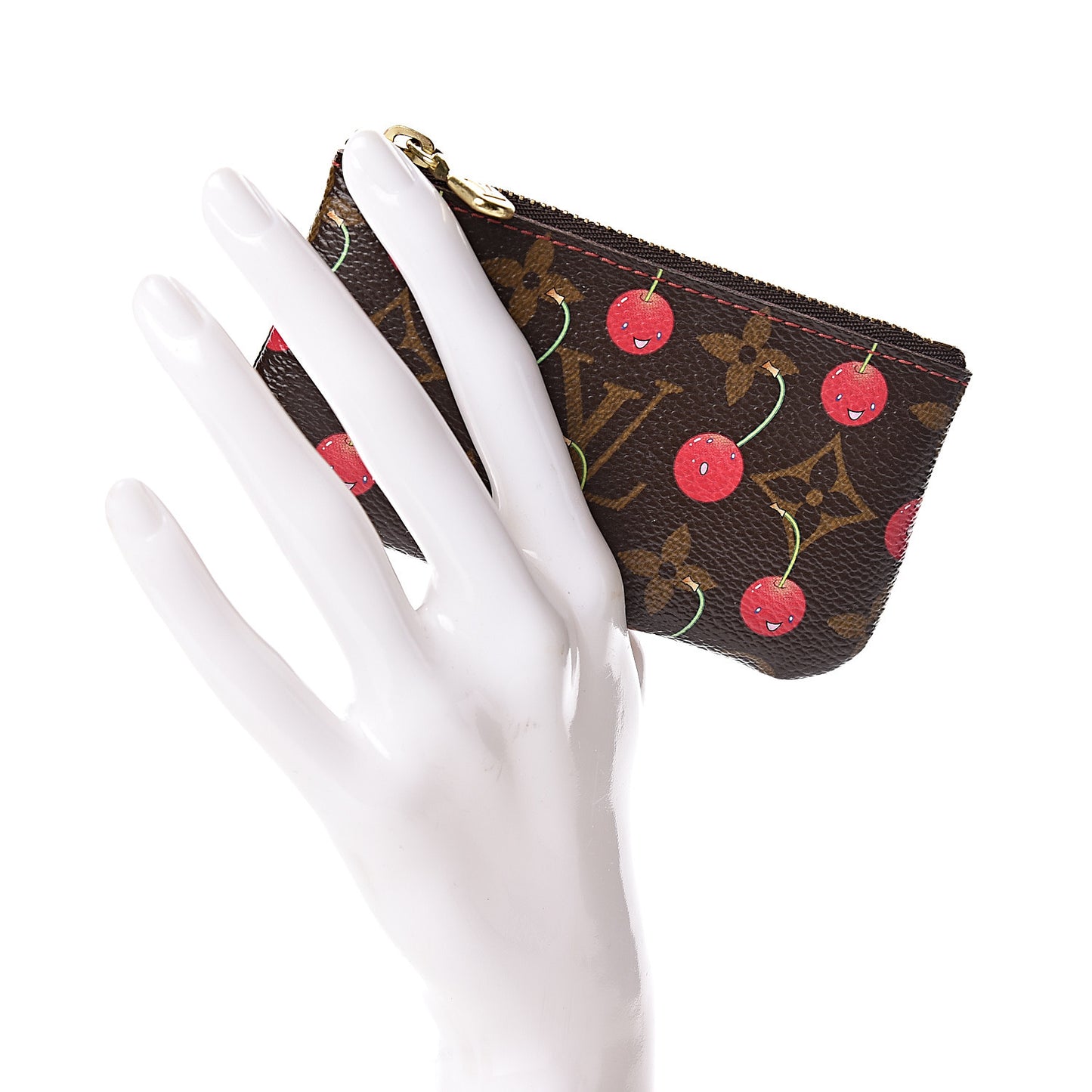 Monogram Cerises Key Pouch