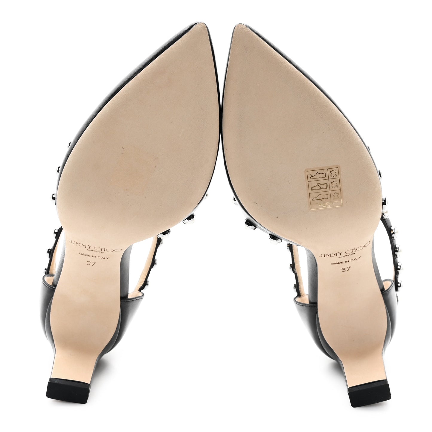 Nappa Pearl Leema 65 Pumps 37 Black