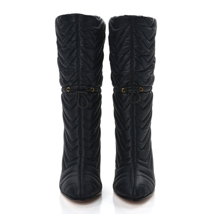 Gucci Nylon GG Matelasse 95mm Ankle Boots 35 Black 2 of 8