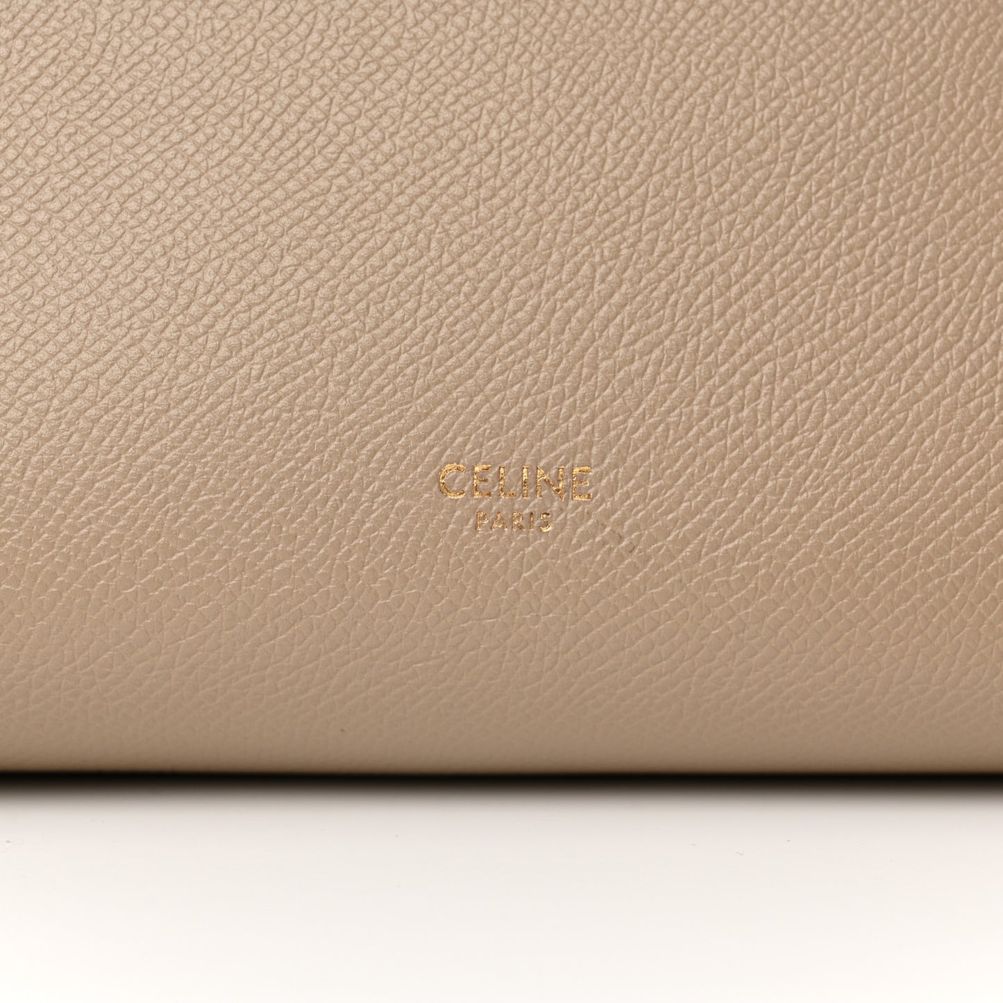Grained Calfskin Micro Belt Bag Light Taupe