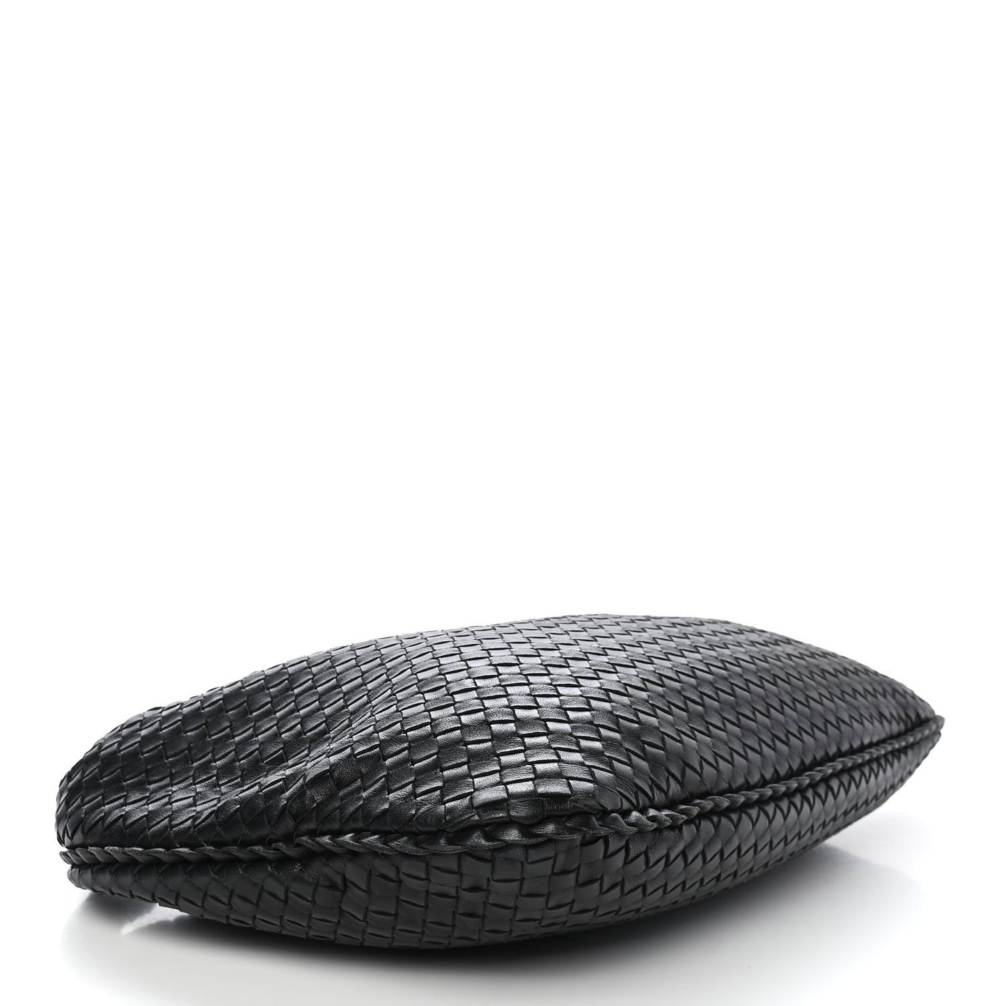 Nappa Intrecciato Large Veneta Hobo Black