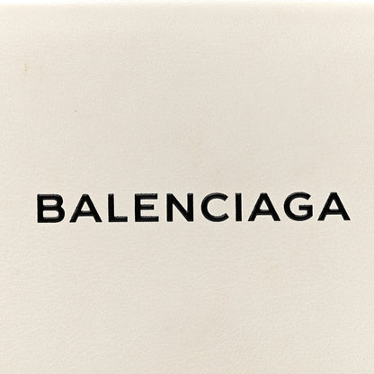 Balenciaga Pebbled Calfskin Chain Wallet White 7 of 11