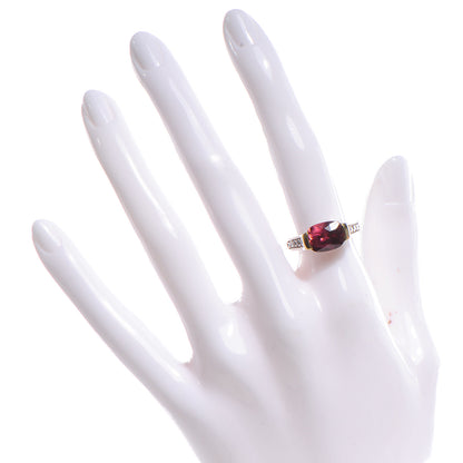 David Yurman Sterling Silver Diamond Tourmaline Ring 6 2 of 4