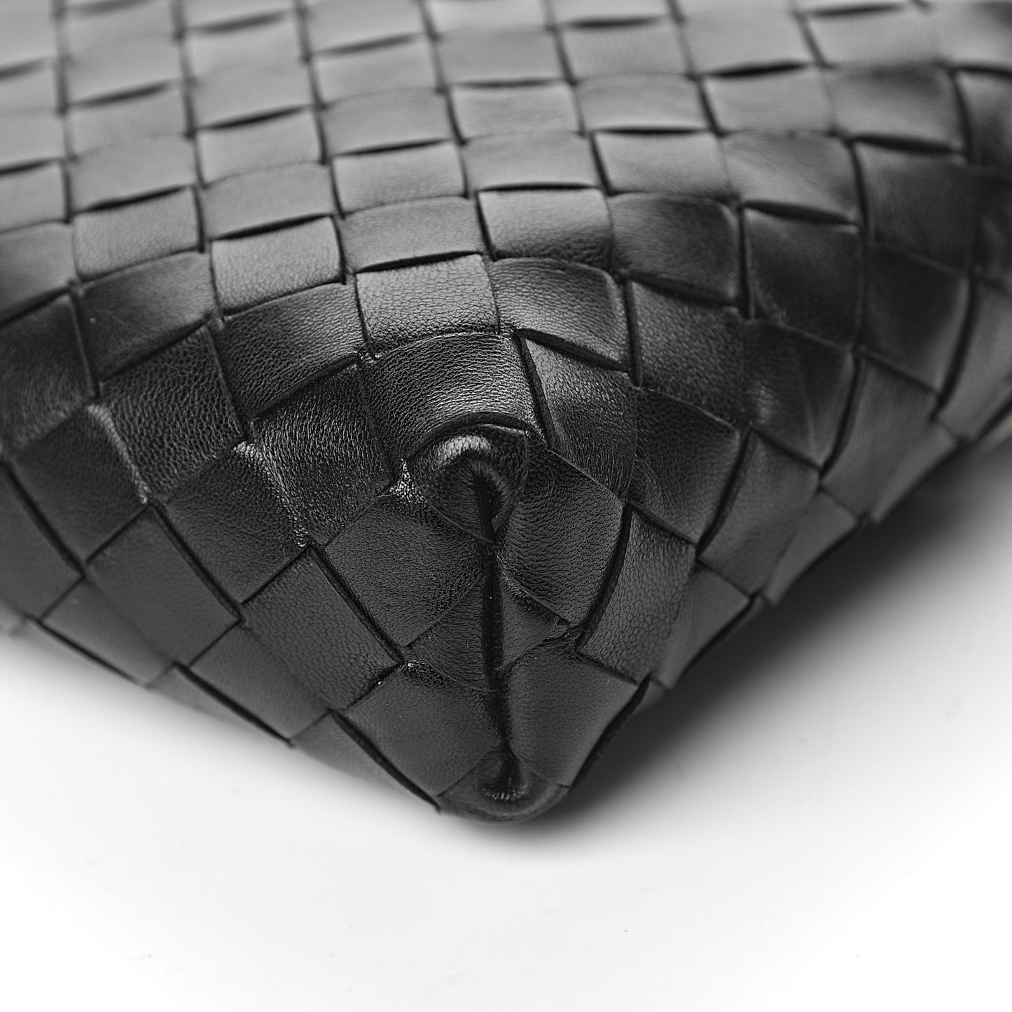 Nappa Intrecciato Crossbody Black
