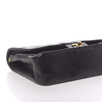 Chanel Lambskin Quilted Medium Double Flap Black 9 of 19