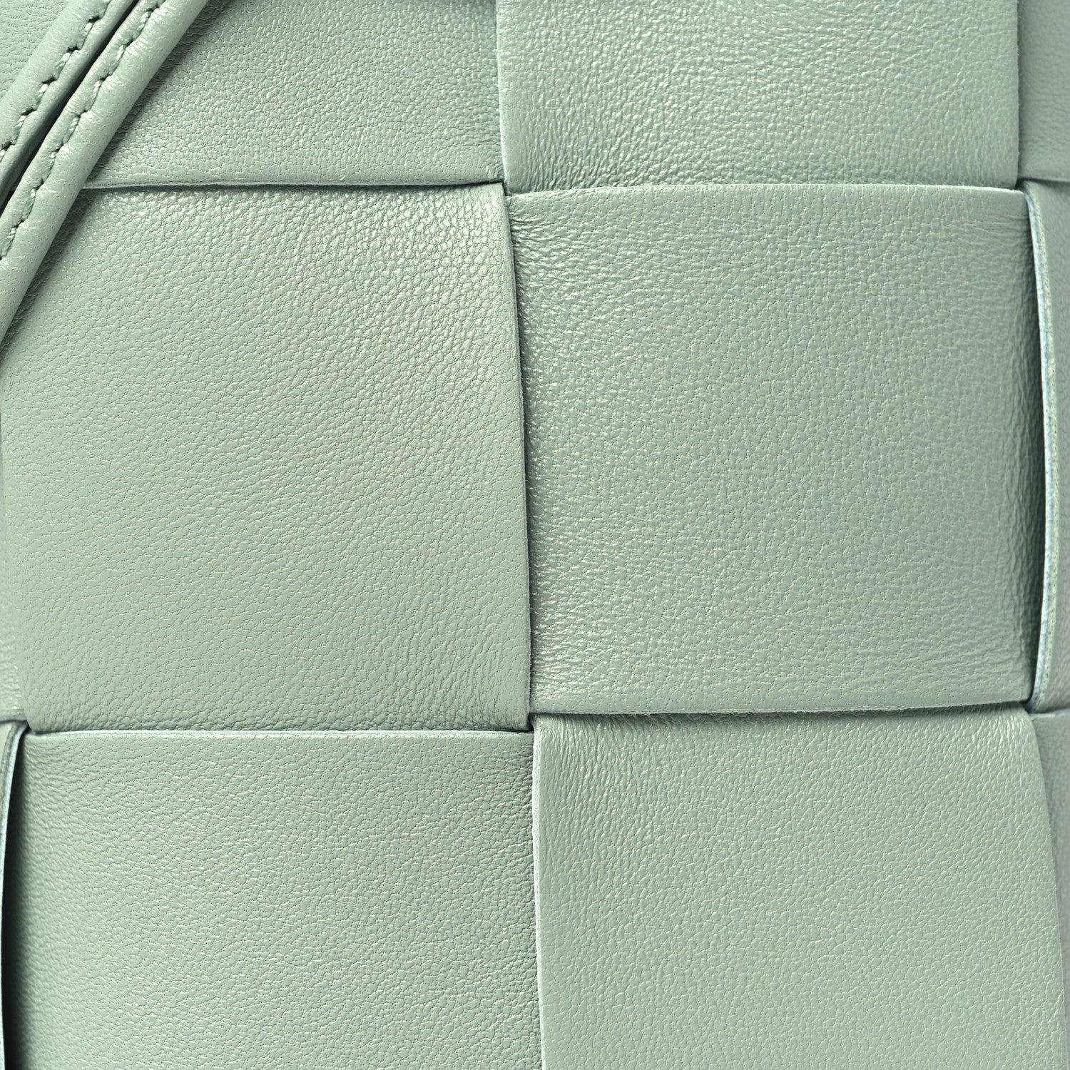 Bottega Veneta Nappa Maxi Intrecciato Mini Cassette Bucket Bag New Sauge 7 of 9